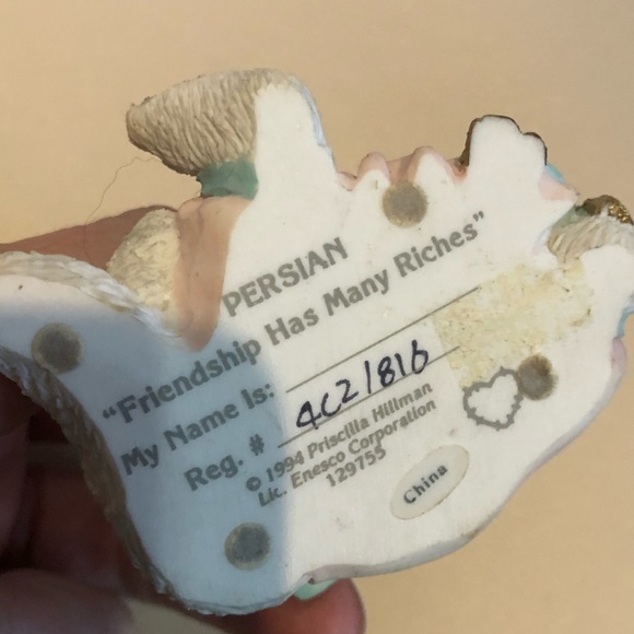 Vintage 1994 Persian calico kittens figure - Picture 6 of 6